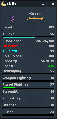 Skills Tab